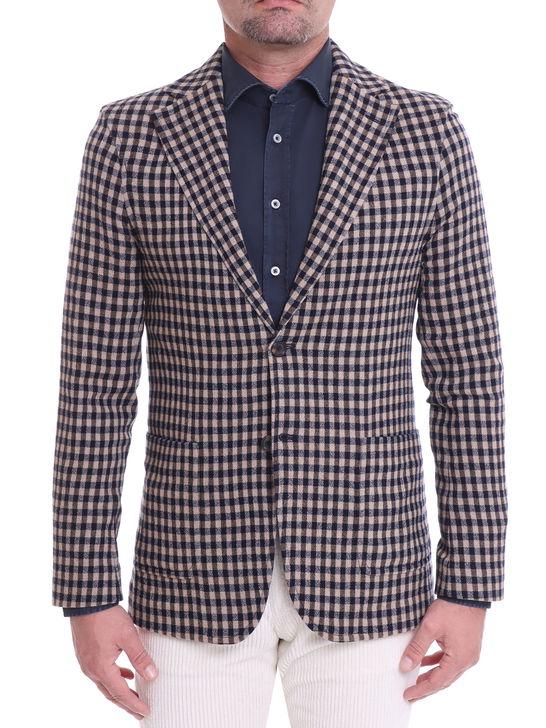 Circolo 1901 Giacca Circolo 1901 Micro Check Beige