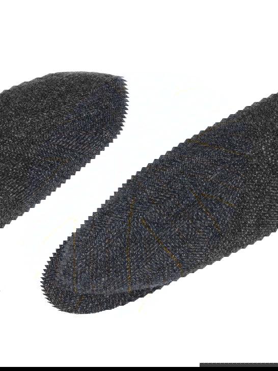 Stetson Coppola Stetson Hatteras Herringbone Stripe Blu