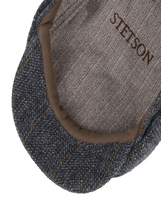 Stetson Coppola Stetson Hatteras Herringbone Stripe Blu