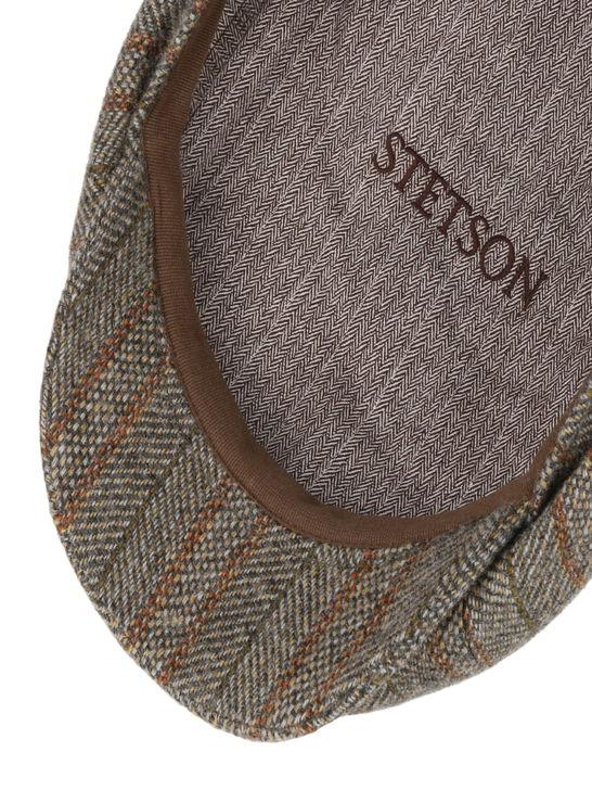 Stetson Coppola Stetson Hatteras Herringbone Stripe Grigio