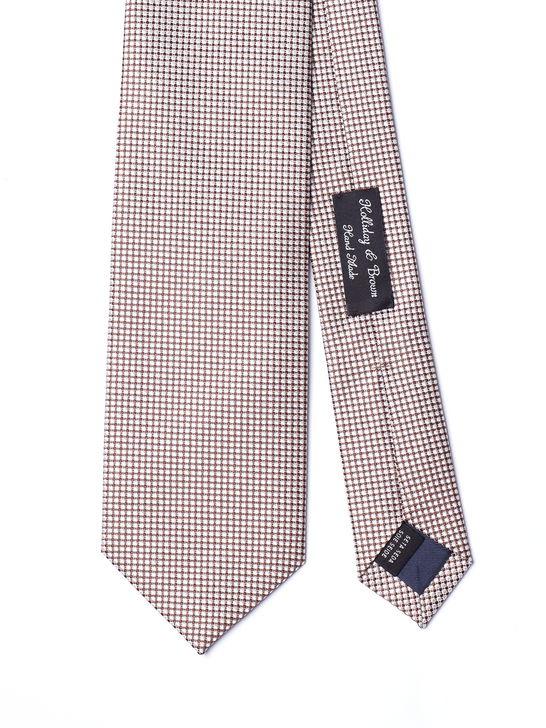 Holliday U0026 Brown Cravatta Holliday & Brown Jacquard Bianco