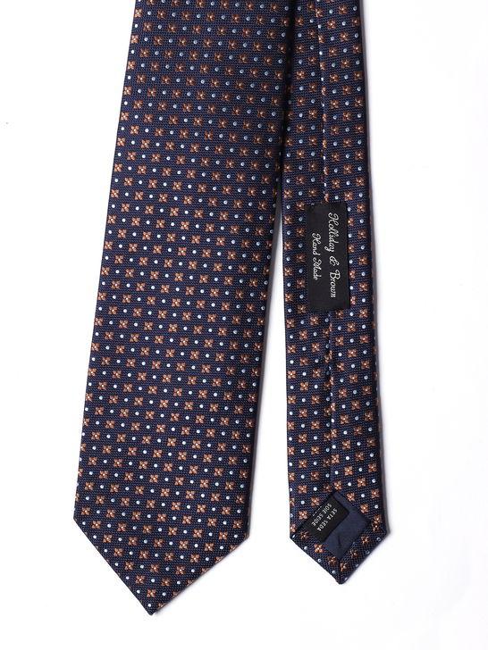 Holliday U0026 Brown Cravatta Holliday & Brown Jacquard Blu