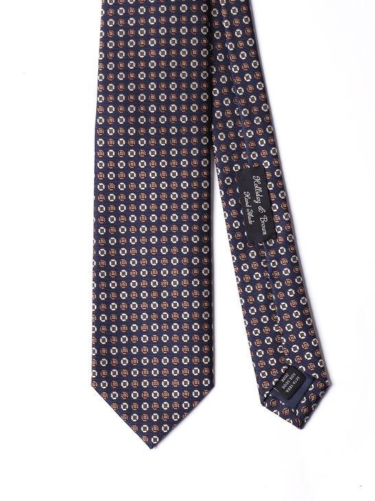 Holliday U0026 Brown Cravatta Holliday & Brown Jacquard Blu