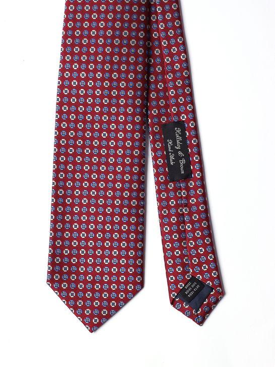Holliday U0026 Brown Cravatta Holliday & Brown Jacquard Bordeaux