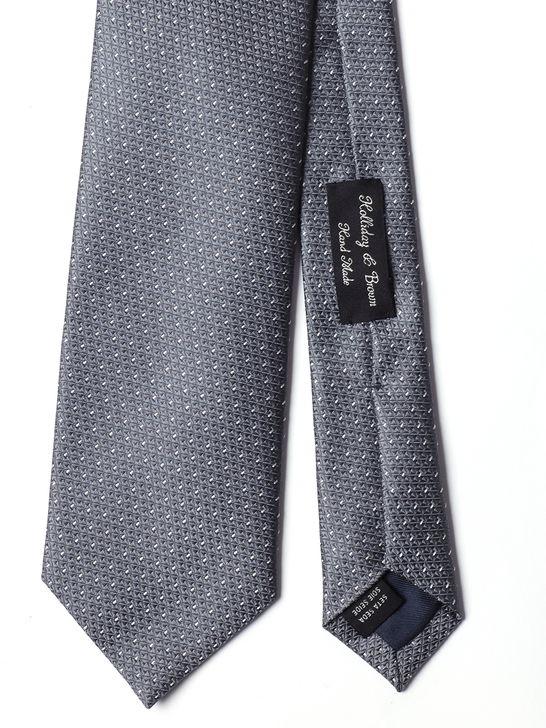 Holliday U0026 Brown Cravatta Holliday & Brown Jacquard Grigio
