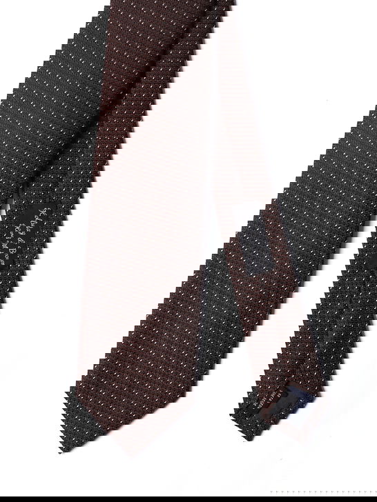 Holliday U0026 Brown Cravatta Holliday & Brown Jacquard Marrone