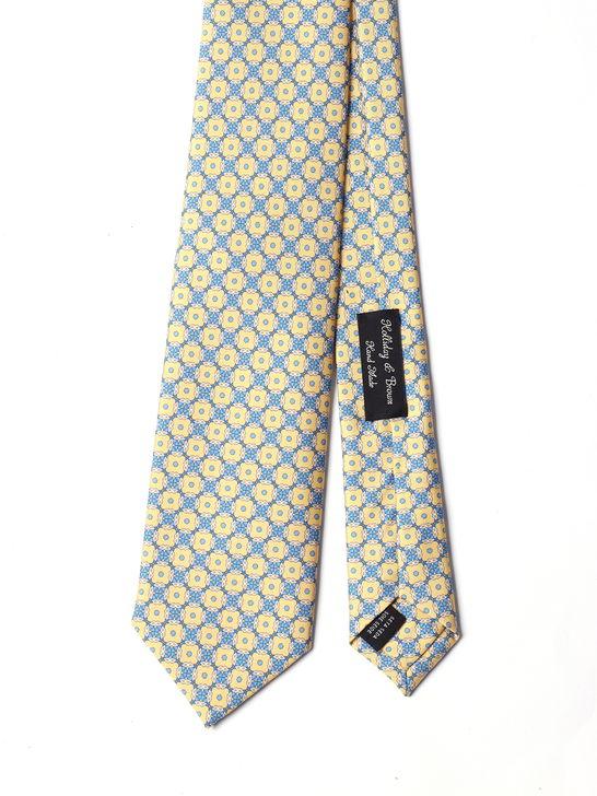 Holliday U0026 Brown Cravatta Holliday & Brown Twill Giallo