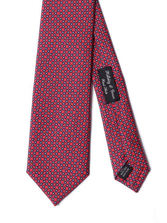 Holliday U0026 Brown Cravatta Holliday & Brown Twill Rosso