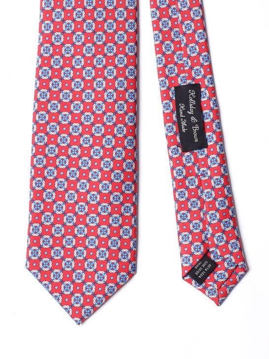 Holliday U0026 Brown Cravatta Holliday & Brown Twill Rosso