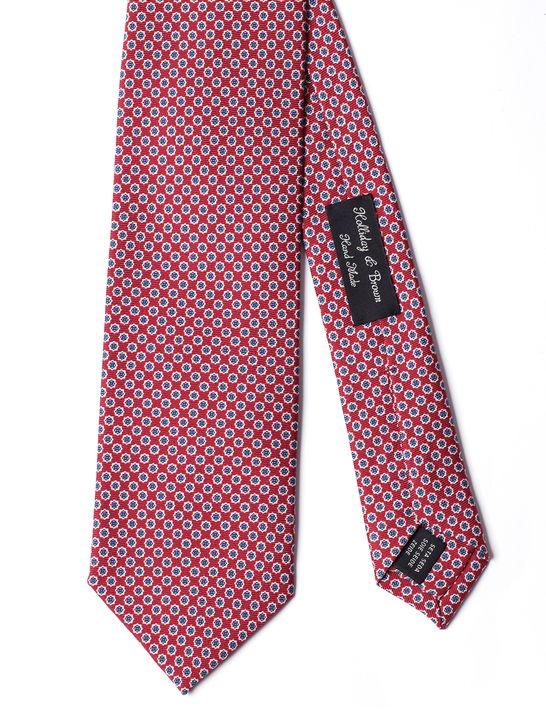 Holliday U0026 Brown Cravatta Holliday & Brown Twill Rosso