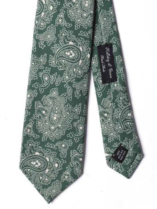 Holliday U0026 Brown Cravatta Holliday & Brown Twill Verde