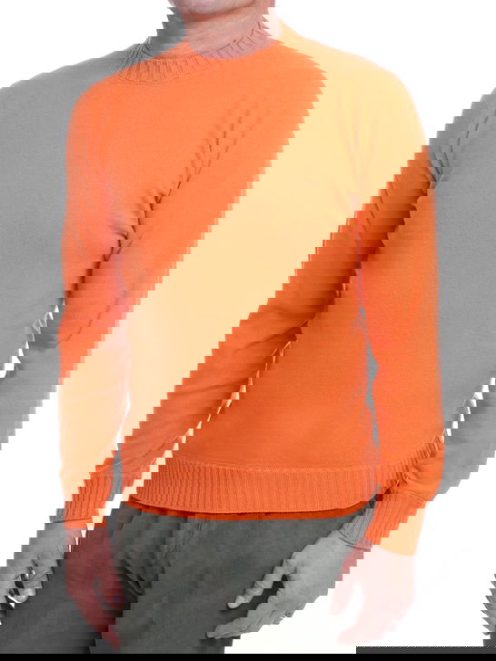 Magazzino Ricambi Felpa Magazzino Ricambi Cashmere Infeltrito Arancione