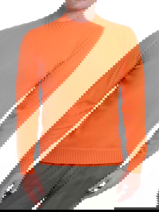 Magazzino Ricambi Felpa Magazzino Ricambi Cashmere Infeltrito Arancione