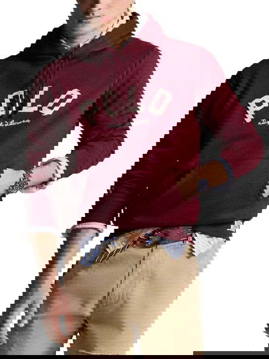 Polo Ralph Lauren Felpa Polo Ralph Lauren Cappuccio Bordeuax