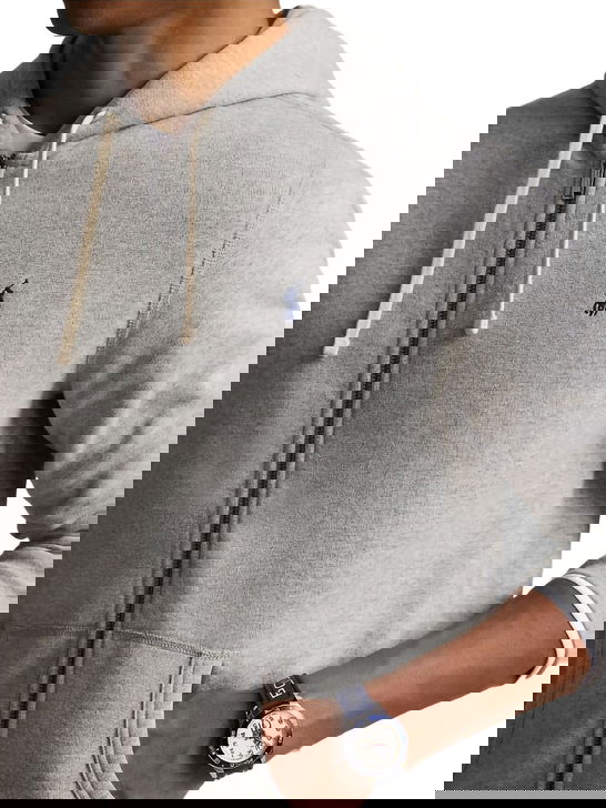 Polo Ralph Lauren Felpa Polo Ralph Lauren Cappuccio Grigio