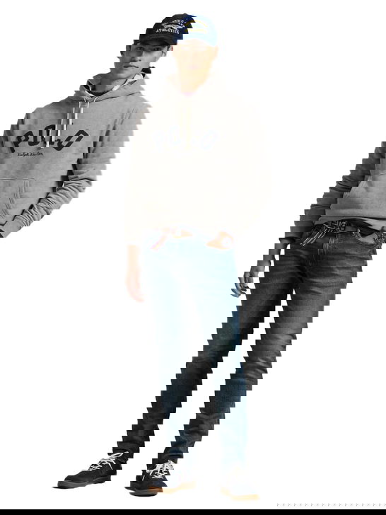 Polo Ralph Lauren Felpa Polo Ralph Lauren Cappuccio Grigio