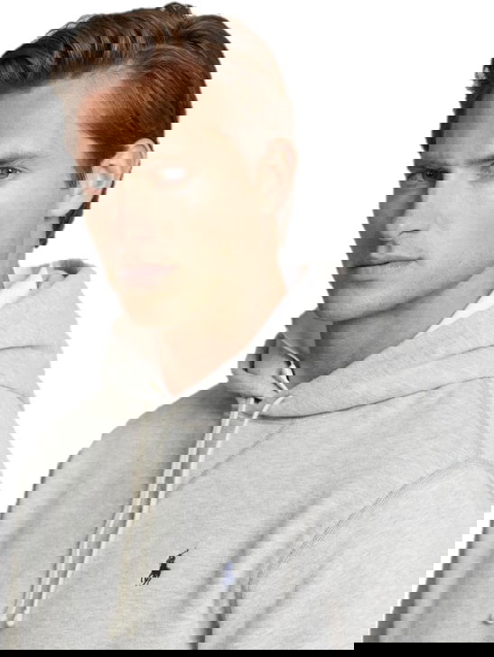 Polo Ralph Lauren Felpa Polo Ralph Lauren Cappuccio Grigio