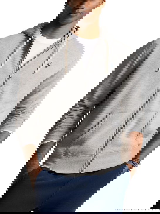 Polo Ralph Lauren Felpa Polo Ralph Lauren Cappuccio Grigio