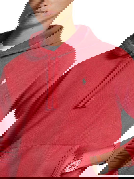 Polo Ralph Lauren Felpa Polo Ralph Lauren Cappuccio Rosso