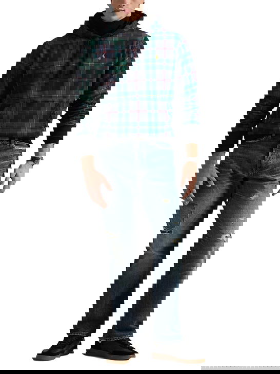 Polo Ralph Lauren Felpa Polo Ralph Lauren Plaid Pile Verde