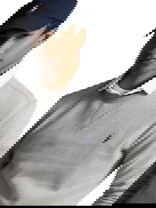 Polo Ralph Lauren Felpa Polo Ralph Lauren RL Fleece Grigio