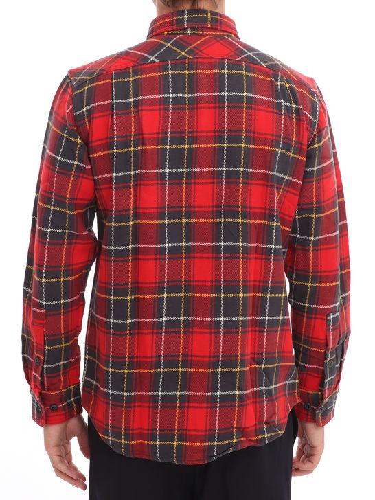 Filson Camicia Filson Flannel Rosso
