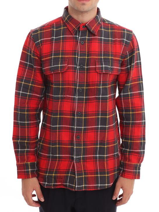 Filson Camicia Filson Flannel Rosso