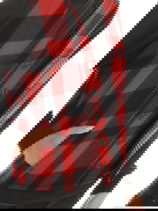 Filson Gilet Filson Mackinaw Rosso