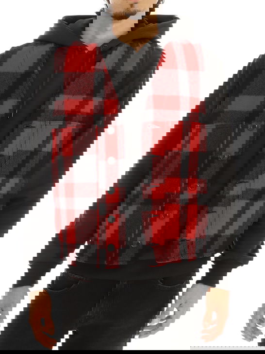 Filson Gilet Filson Mackinaw Rosso