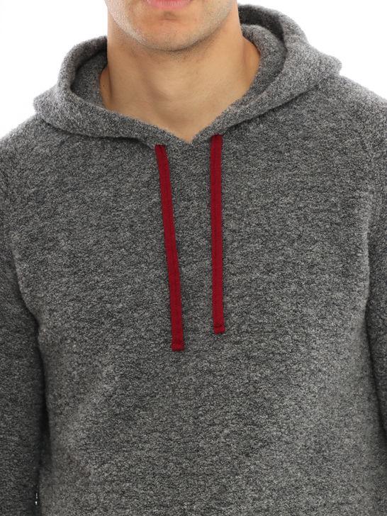 Gallia Felpa Gallia Cappuccio Grigio