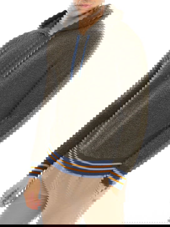 Gallia Felpa Gallia Cappuccio Verde