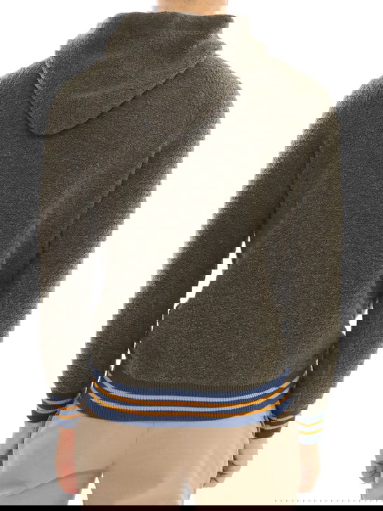 Gallia Felpa Gallia Cappuccio Verde