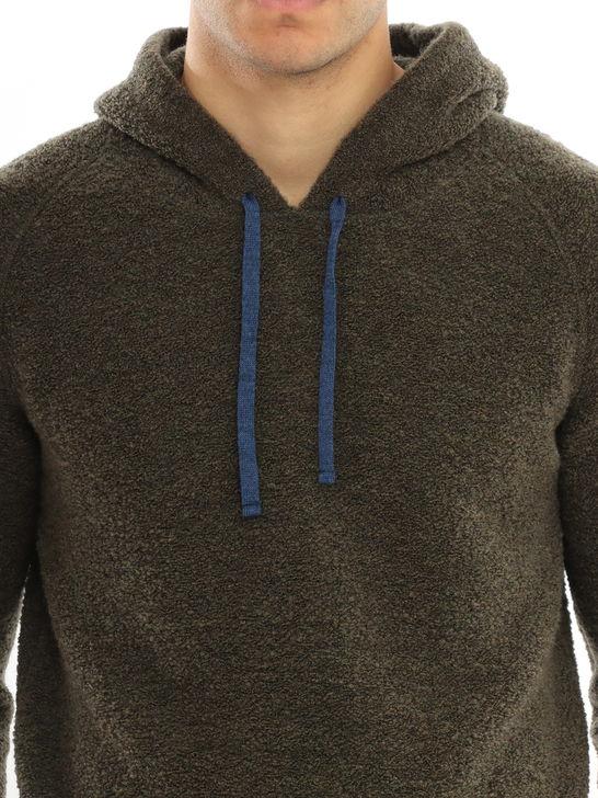 Gallia Felpa Gallia Cappuccio Verde