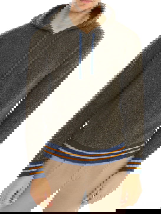 Gallia Felpa Gallia Cappuccio Verde