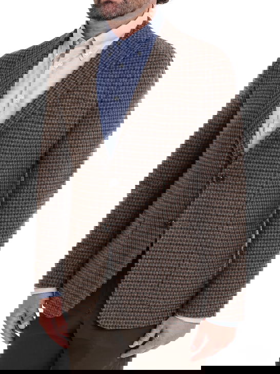 Boglioli Milano Giacca Boglioli Milano Check Marrone