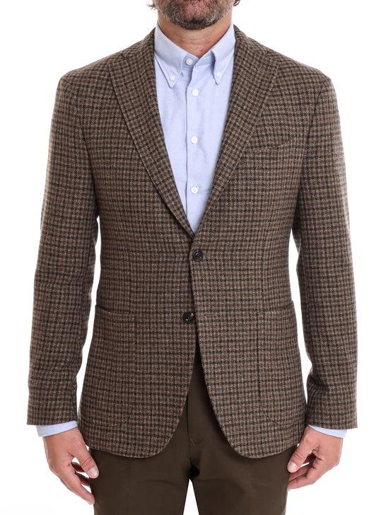 Boglioli Milano Giacca Boglioli Milano Check Marrone