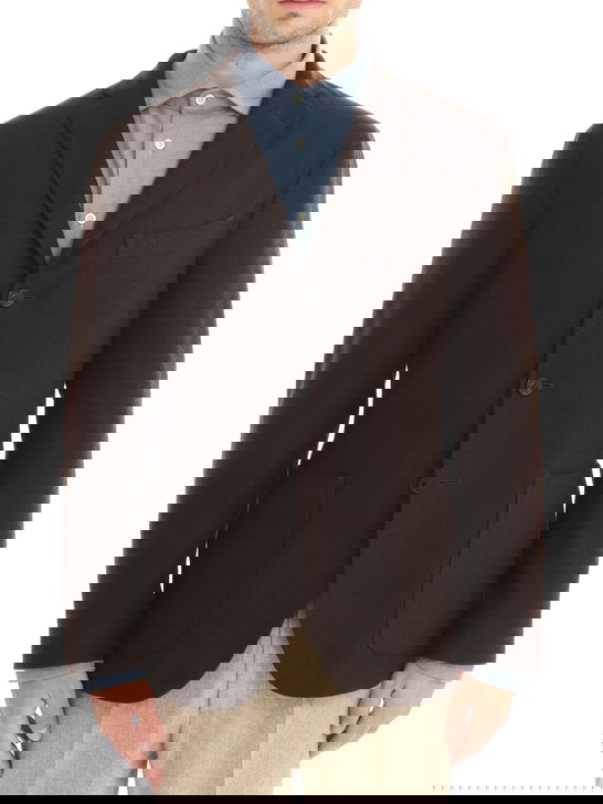 Boglioli Milano Giacca Boglioli Milano Spinata Marrone