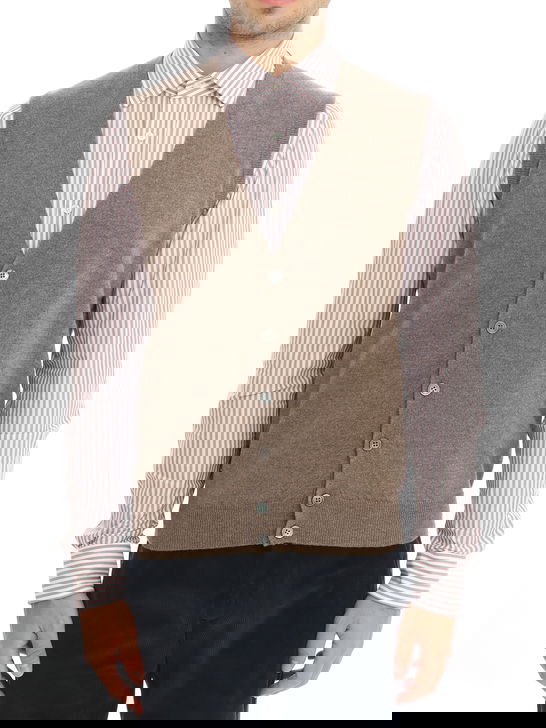 Filippo De Laurentiis Gilet Filippo De Laurentiis Beige