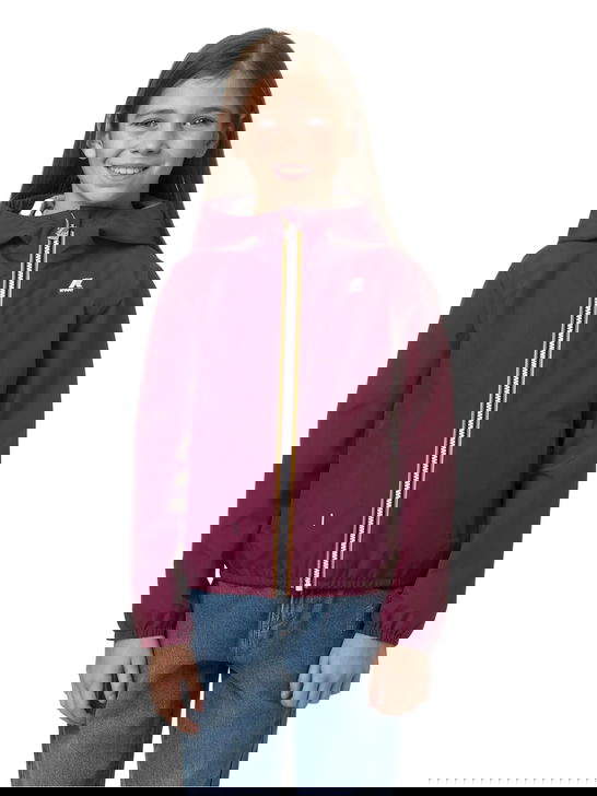 K Way Giubbino K-Way Lily Stretch Poly Jersey Bordeaux