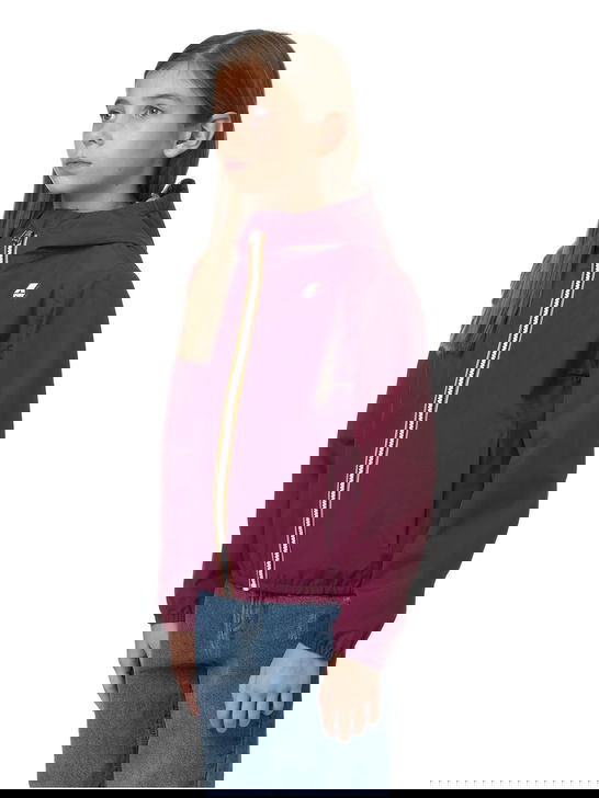 K Way Giubbino K-Way Lily Stretch Poly Jersey Bordeaux