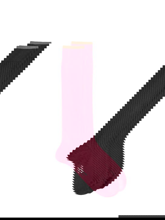 In The Box Calze In The Box Cotton Basic Bordeaux