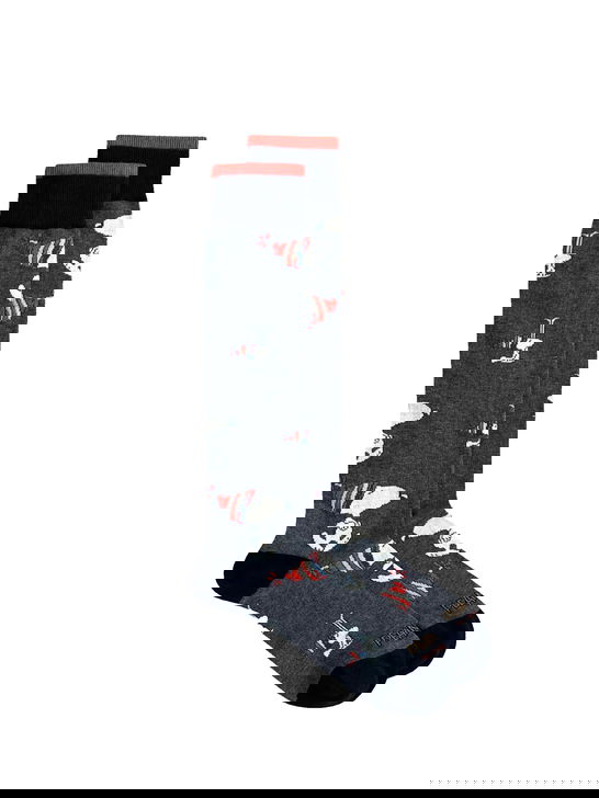 In The Box Calze In The Box Snoopy Ski Grigio