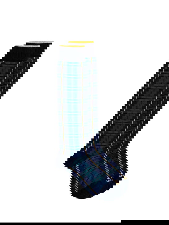 In The Box Calze In The Box Tartan New Verde