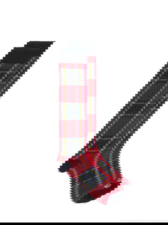 In The Box Calze In The Box Tartan Rosso