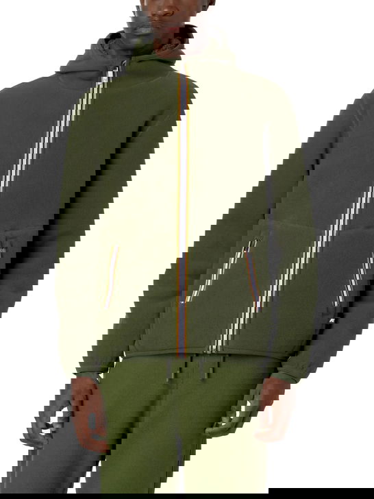 K Way Felpa K-Way Jack Sherpa Verde