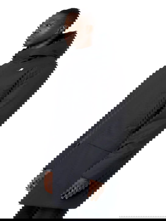 K Way Giaccone K-Way Jarno Twill Marmotta Blu