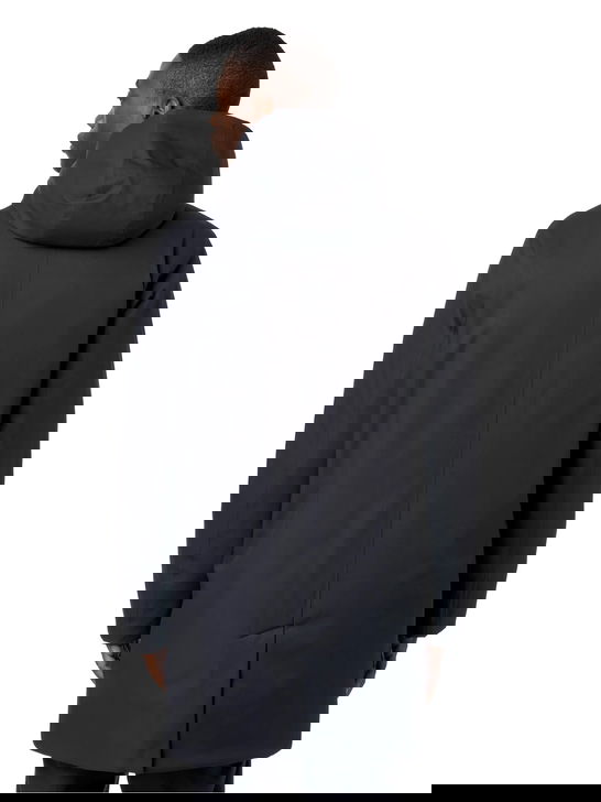 K Way Giaccone K-Way Jarno Twill Marmotta Blu