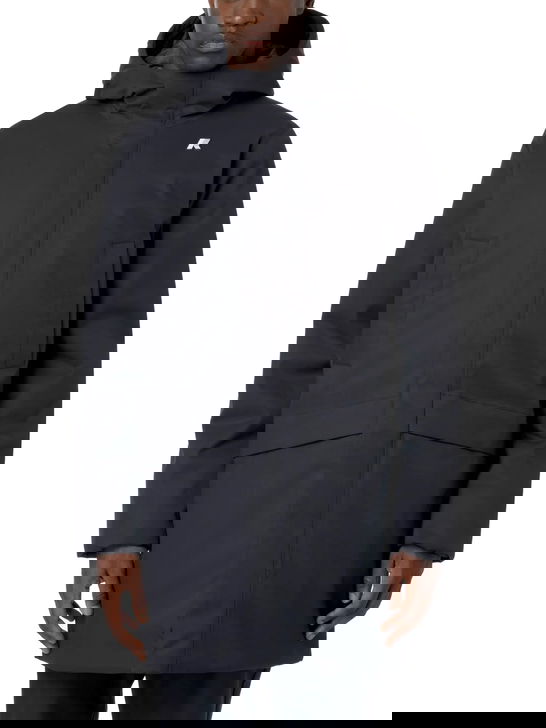 K Way Giaccone K-Way Jarno Twill Marmotta Blu