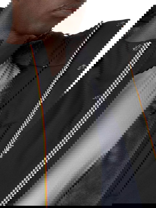 K Way Giaccone K-Way Jarno Twill Marmotta Nero