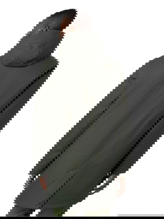 K Way Giaccone K-Way Jarno Twill Marmotta Verde